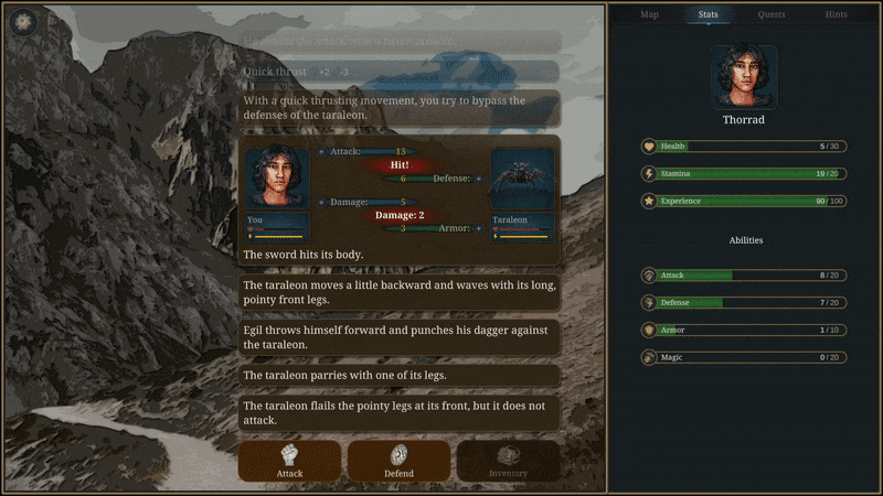 Combat in Serania - Path of the Scion Animation showing a battle sequence in the game